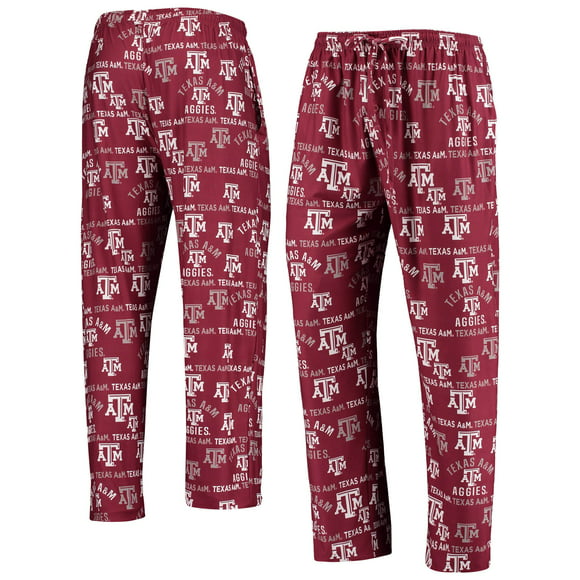 Classic Maroon NCAA Texas A&M Aggies Toddler Boys Sleepwear All Over Print Pants Size 4T 